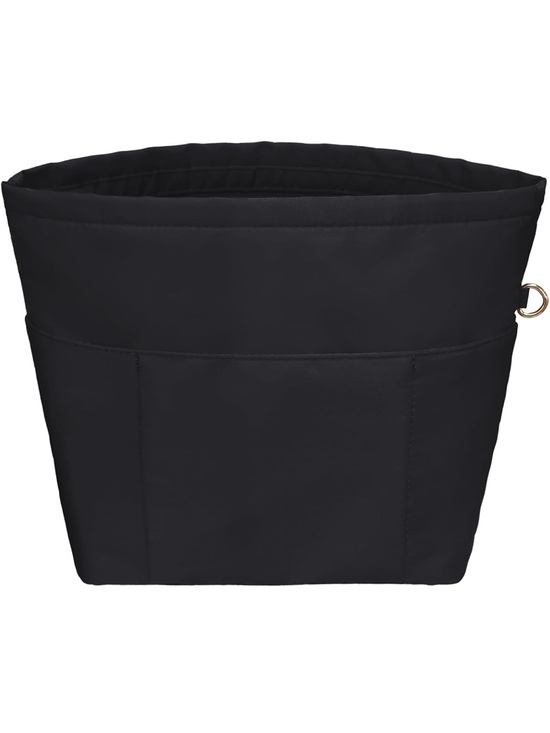 vercord Handbags - Purse Insert Organizers for Petite Tote Bag Organizer Shaper with Zipper Black
